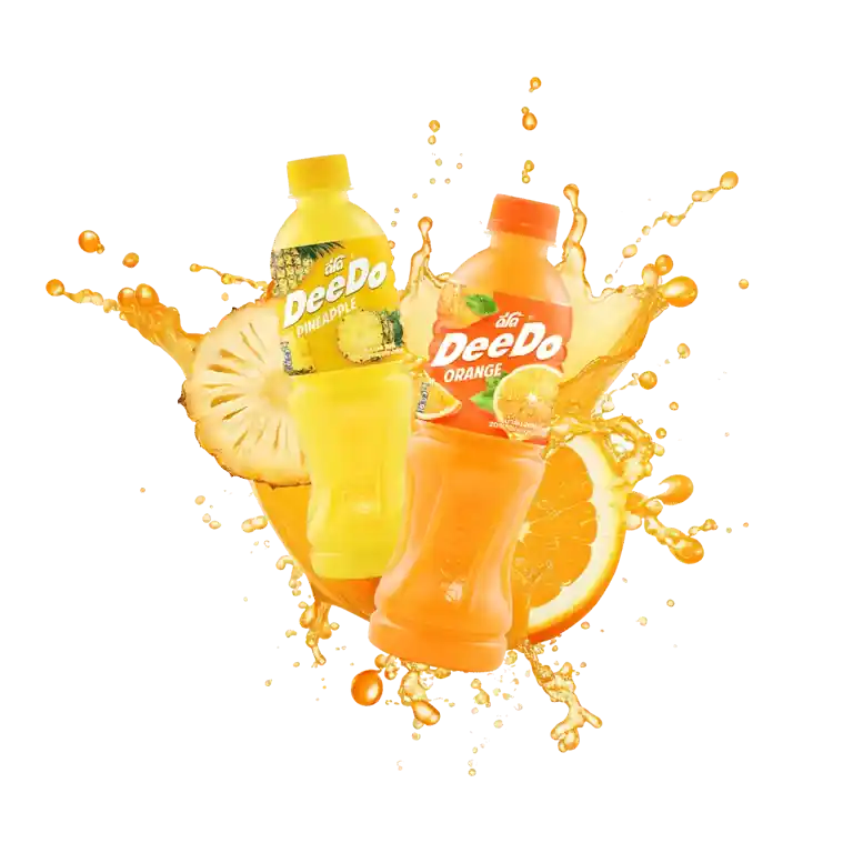 DeeDo orange and pineapple juice